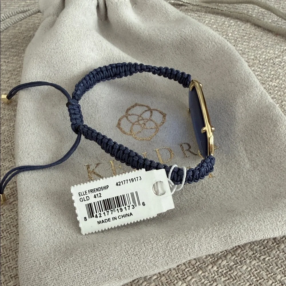 Kendra Scott Navy and Gold Bracelet - Picture 7 of 9